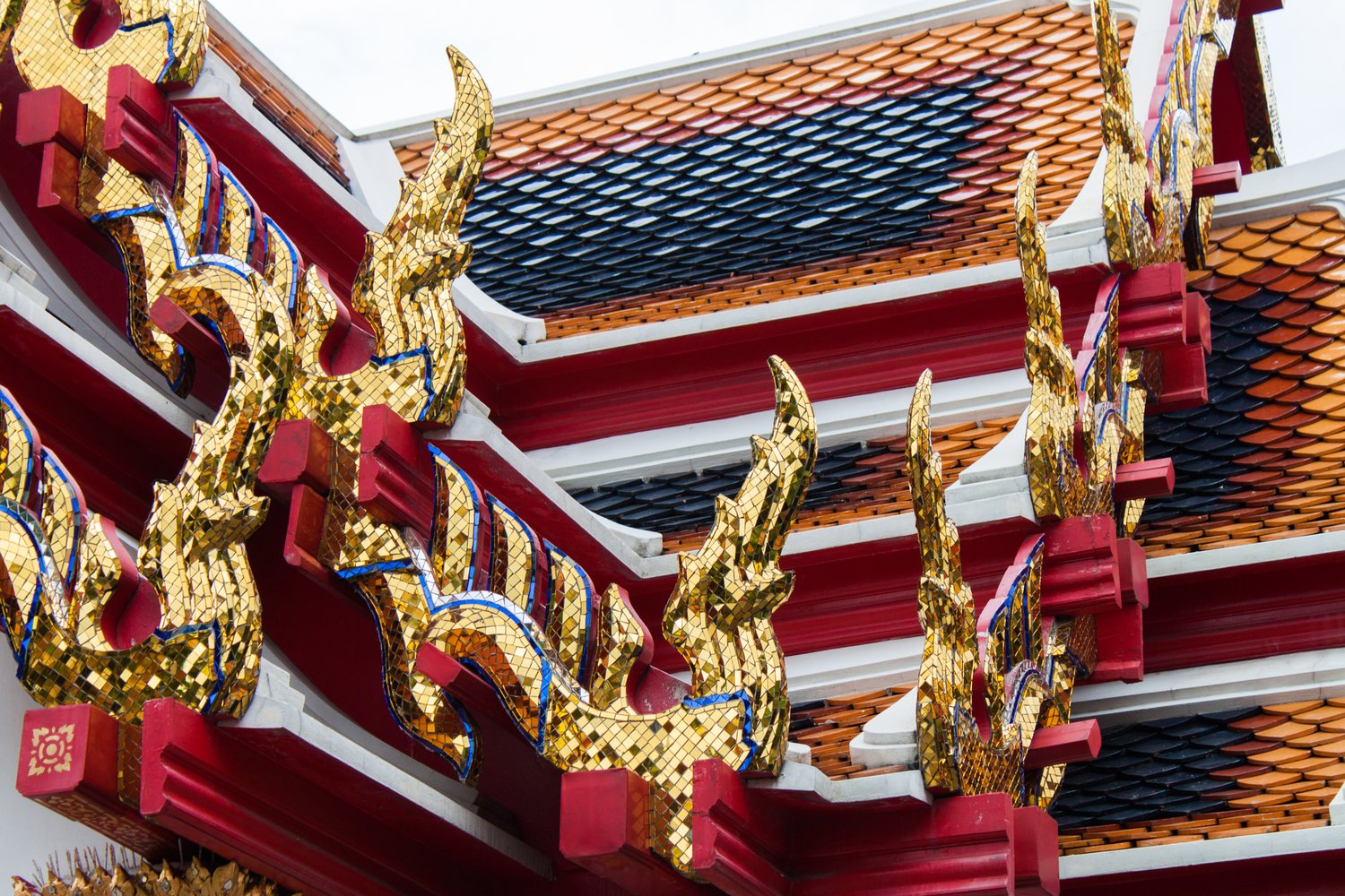 Photo of a roof in Thailand