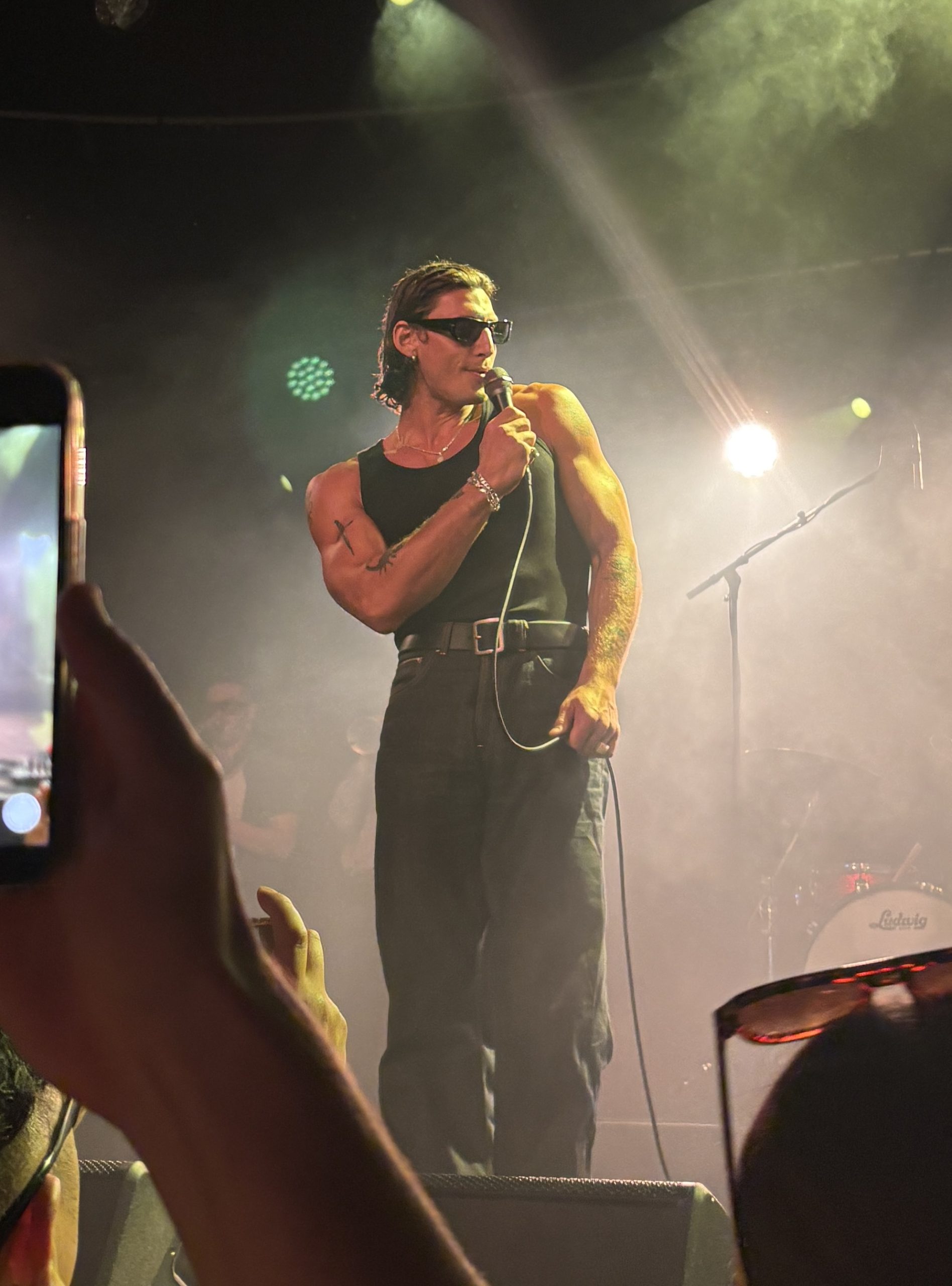 If you’re a dedicated fan of The Sopranos, the name Fabio should ring more than a few bells. With his uncanny resemblance to Fabio, West visually evokes a kind of gangster romance — and when he sang “What Turns You On?” it was met with an unmistakable show of hands-up from the crowd.