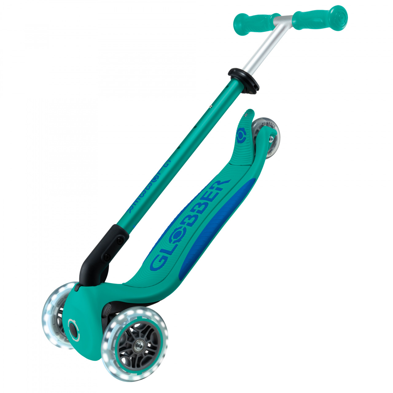 439 607 2 Scooter With Led Wheels Trolley Mode