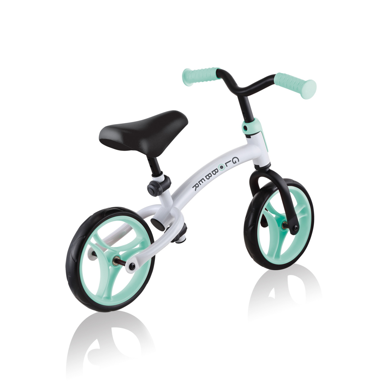 614 206 2 Adjustable Mint Balance Bike For Toddlers