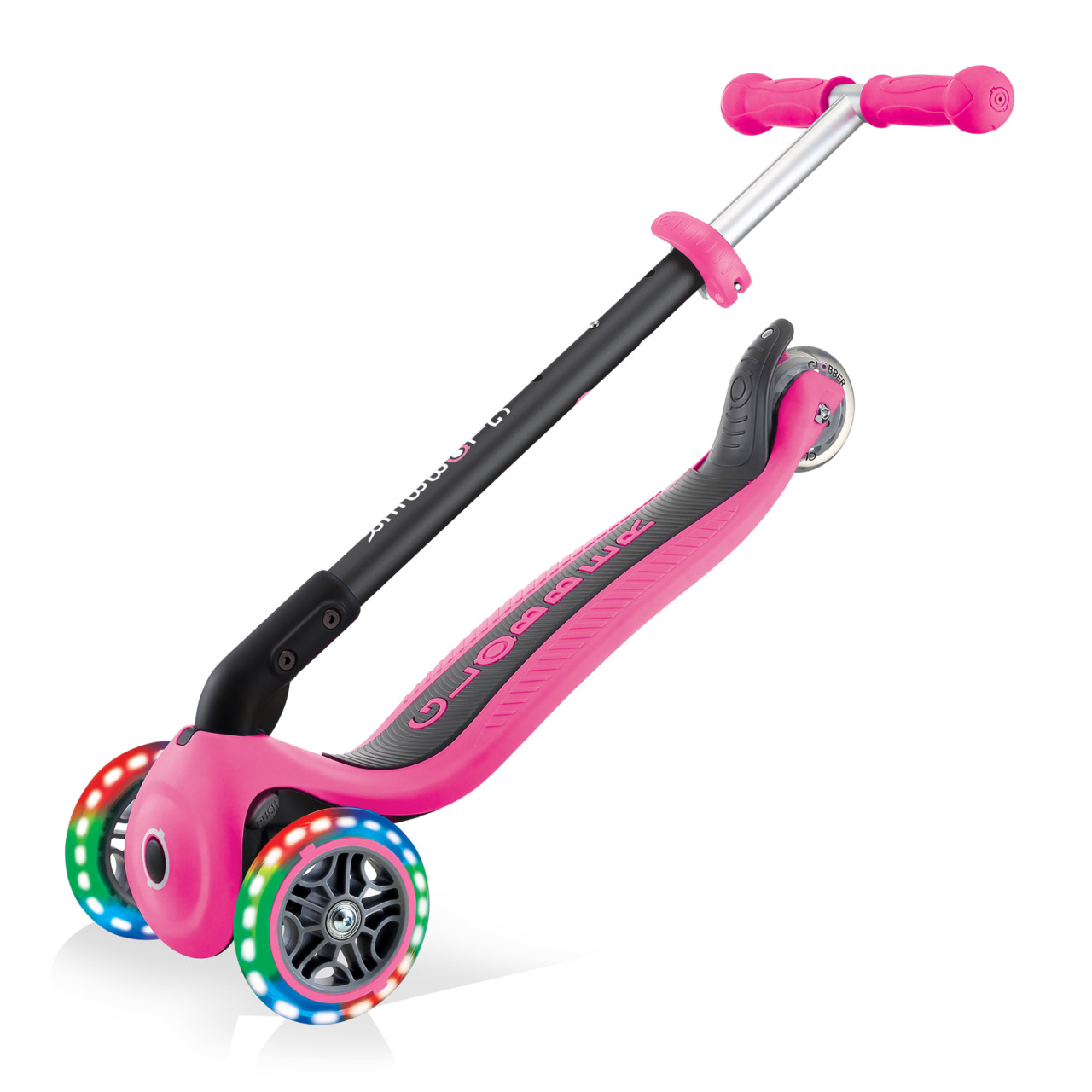 743 110 Light Up Foldable Scooter With Seat