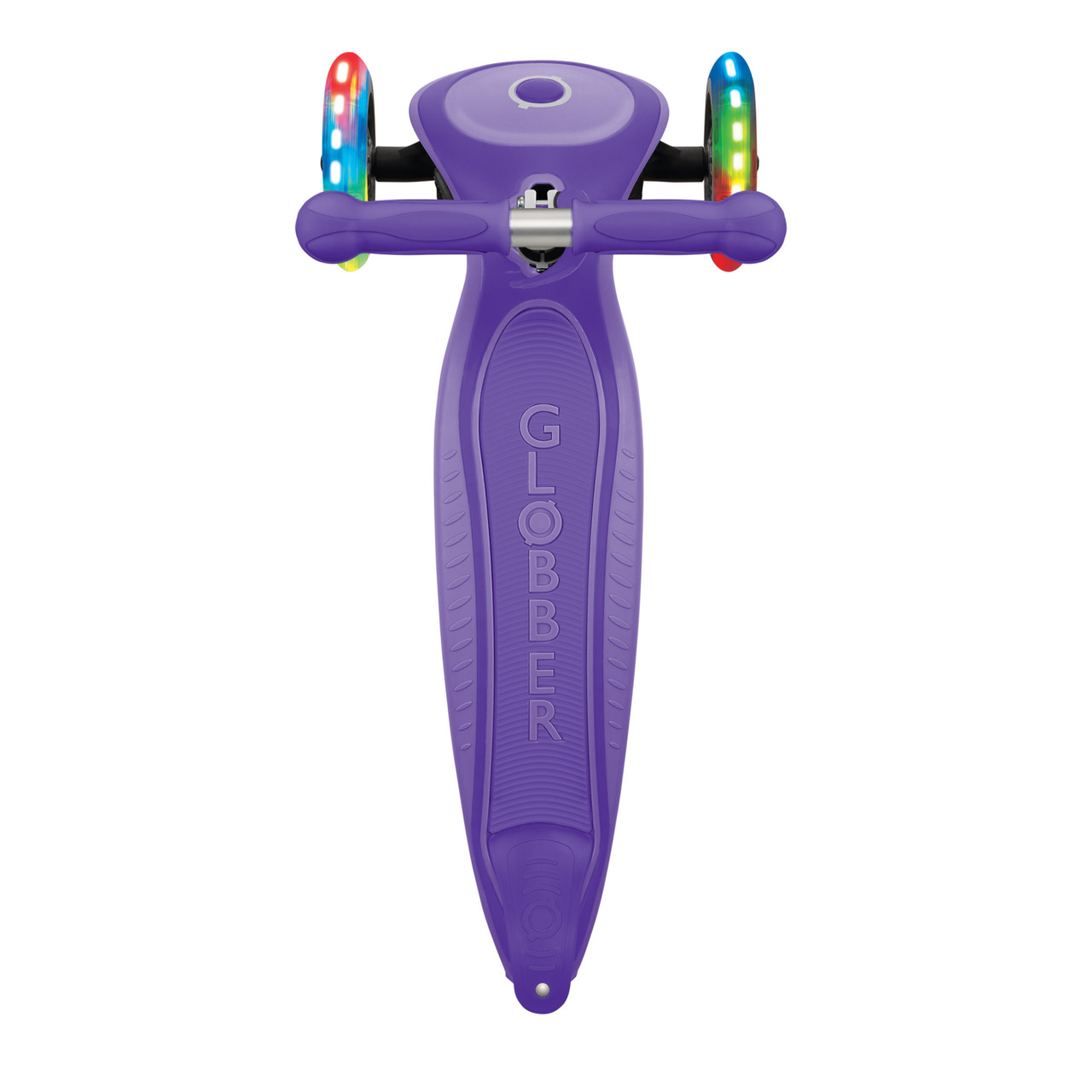 439 103 Purple Led Wheel Scooter