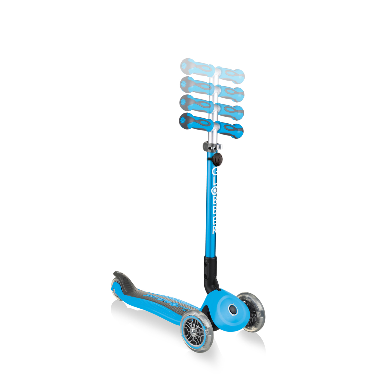 644 101 Blue Scooter With Adjustable T Bar