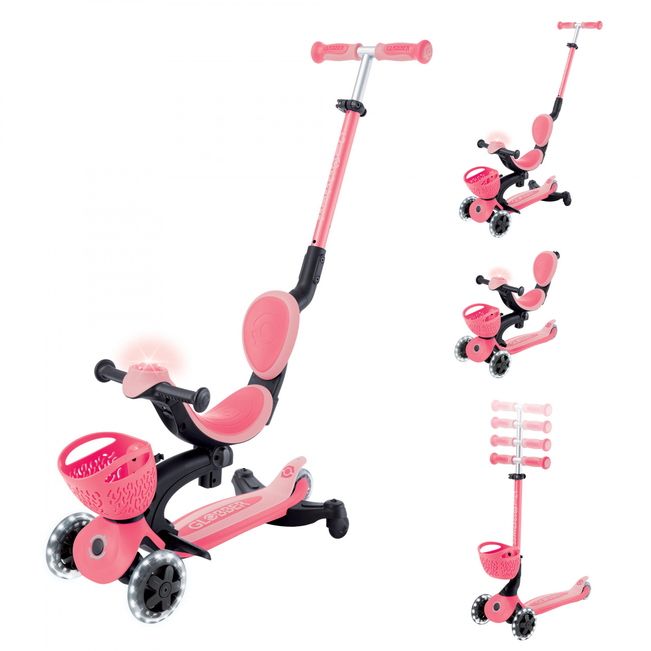 844 210 Toddler 3 Wheel Scooter 4modes