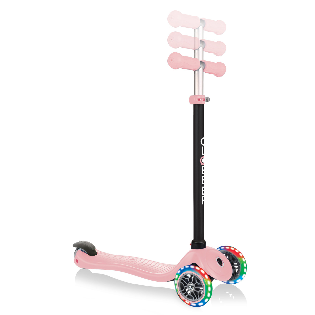 Pink Scooter With Adjustable T Bar
