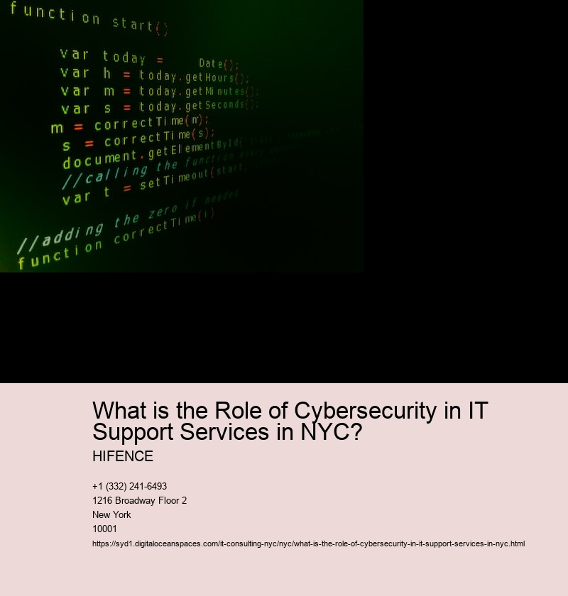 Importance of cybersecurity in IT support services