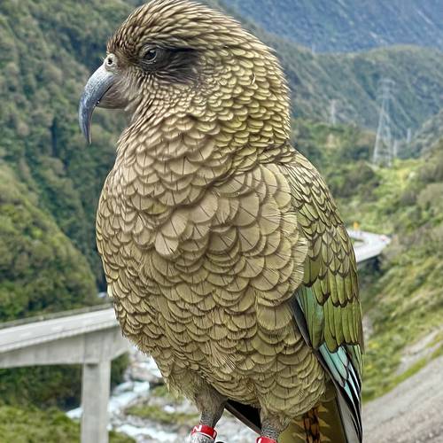 Probably a Male null kea