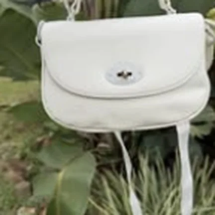 David Jones white mini bag