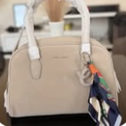 David Jones handbag, stone dome with scarf
