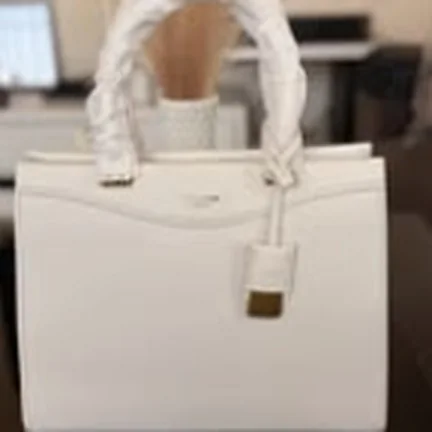 David Jones handbag, white tote