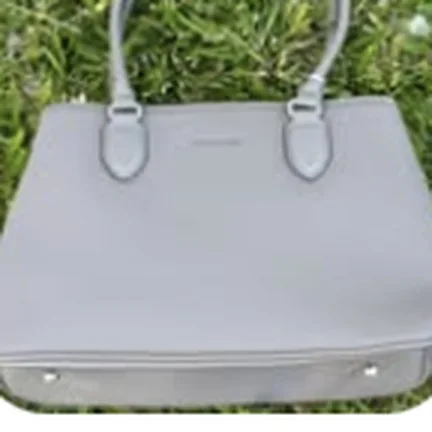 Handbag, light grey