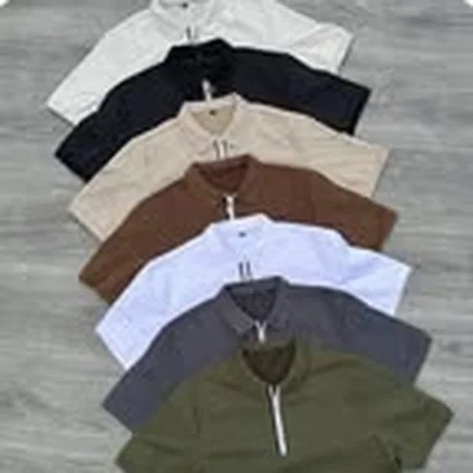 Golf t-shirt, zip neck