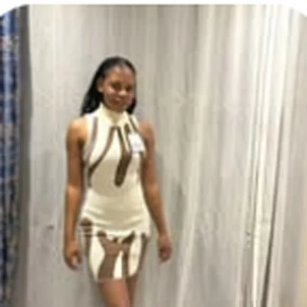 Dress, cream