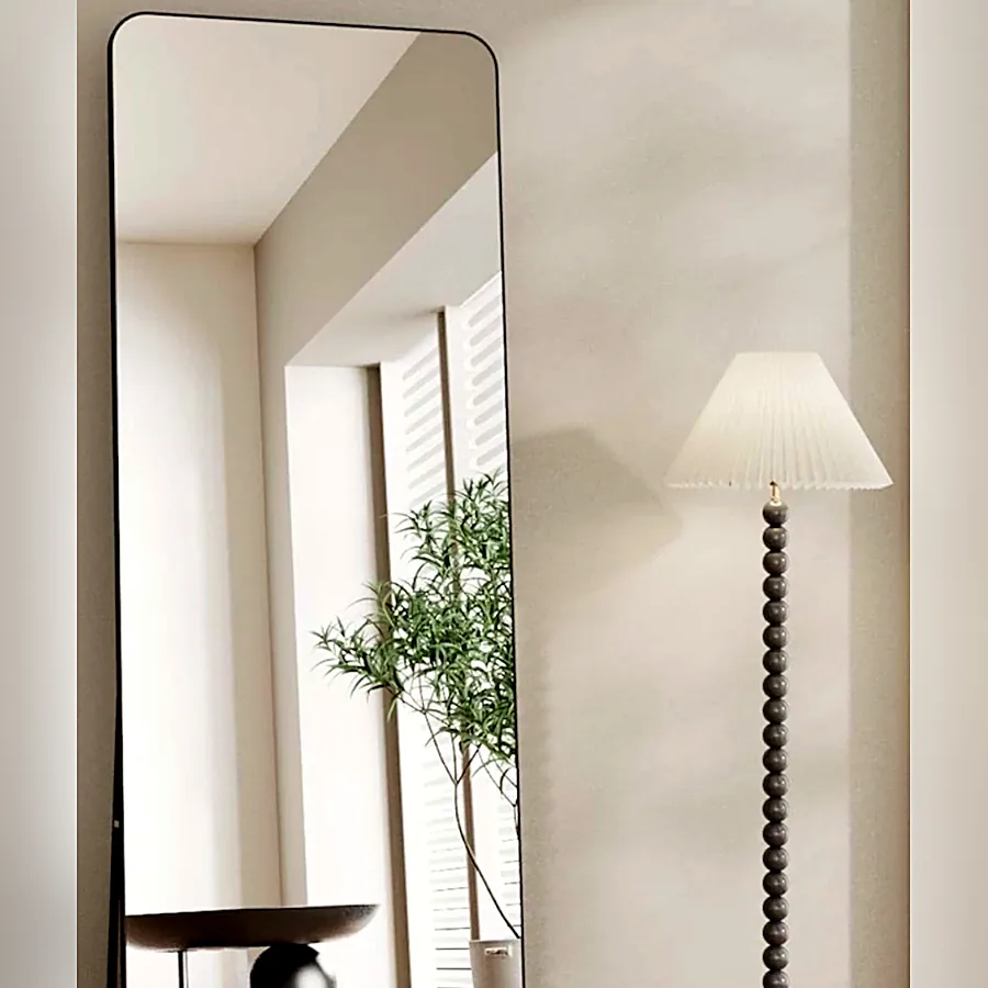Full-length floor mirror