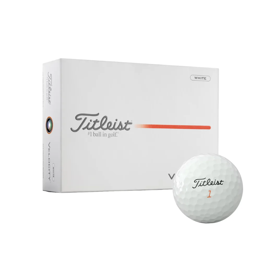 Titleist Velocity golf balls, dozen