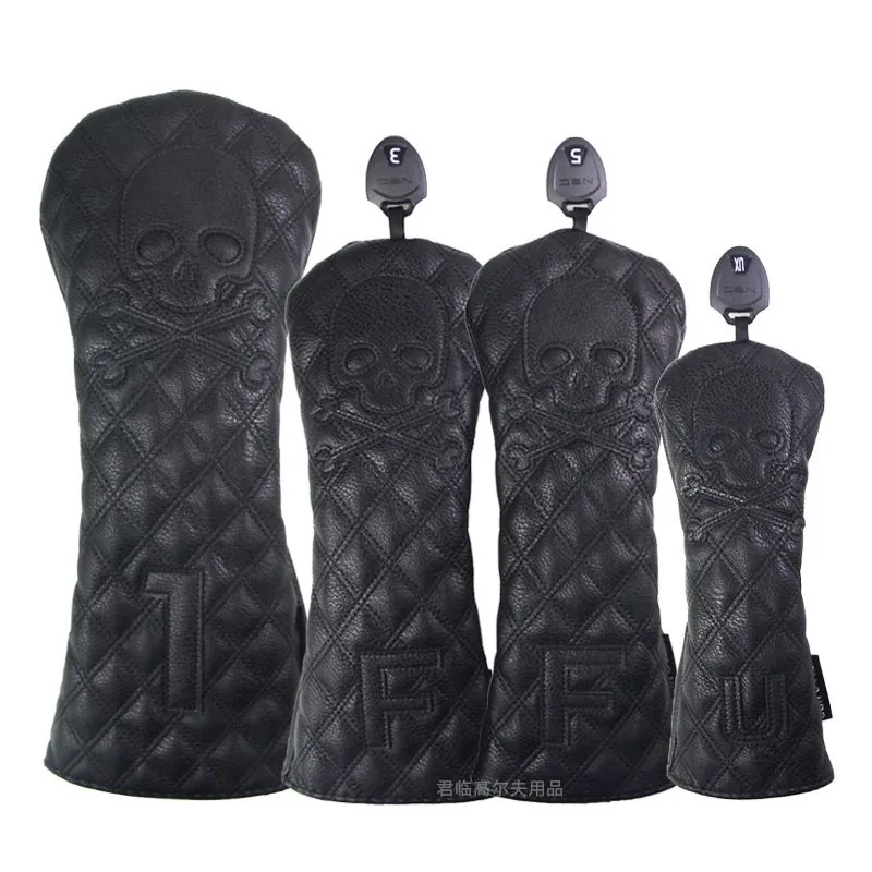 Headcover set: driver, fairway, hybrid