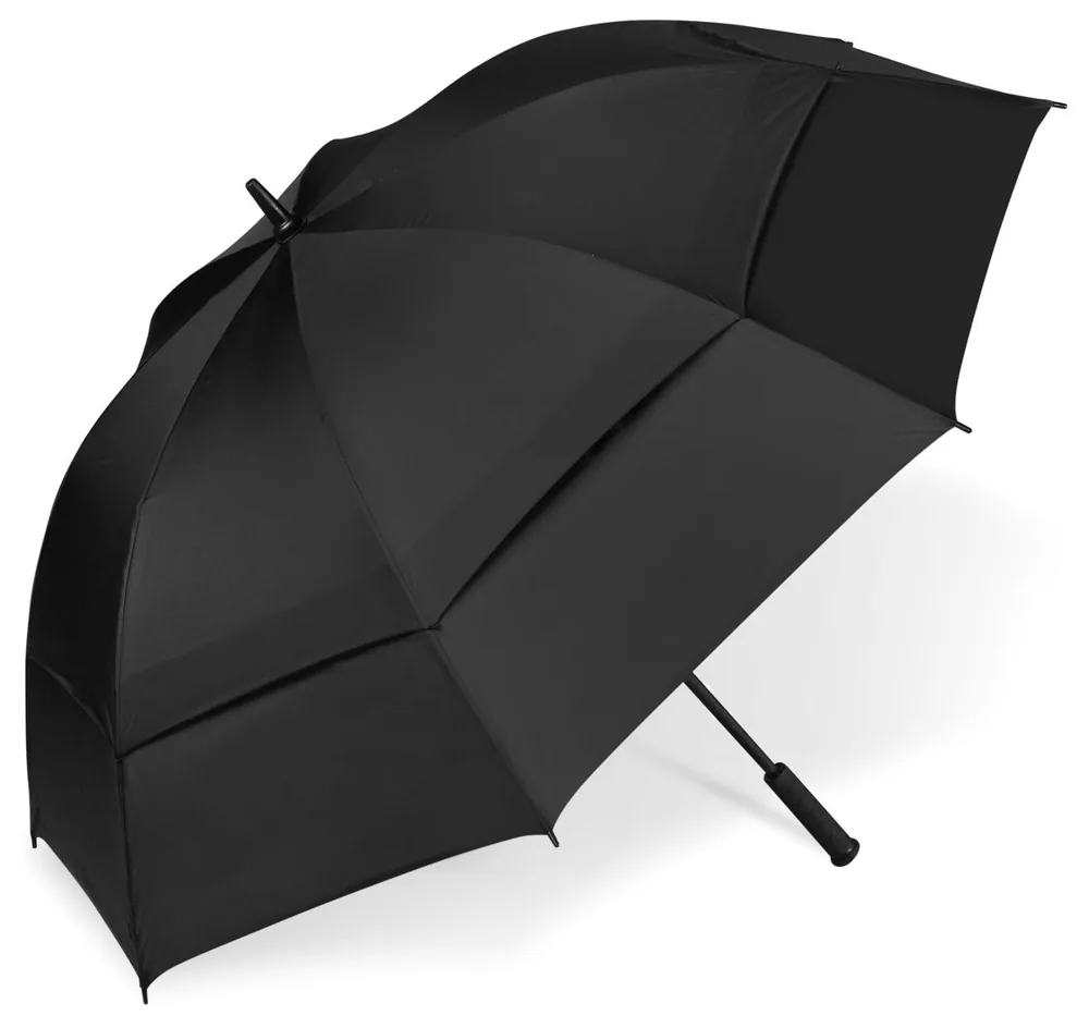 62" double-canopy golf umbrella