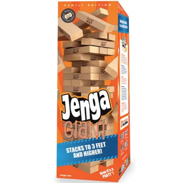 Giant tumbling tower, family edition