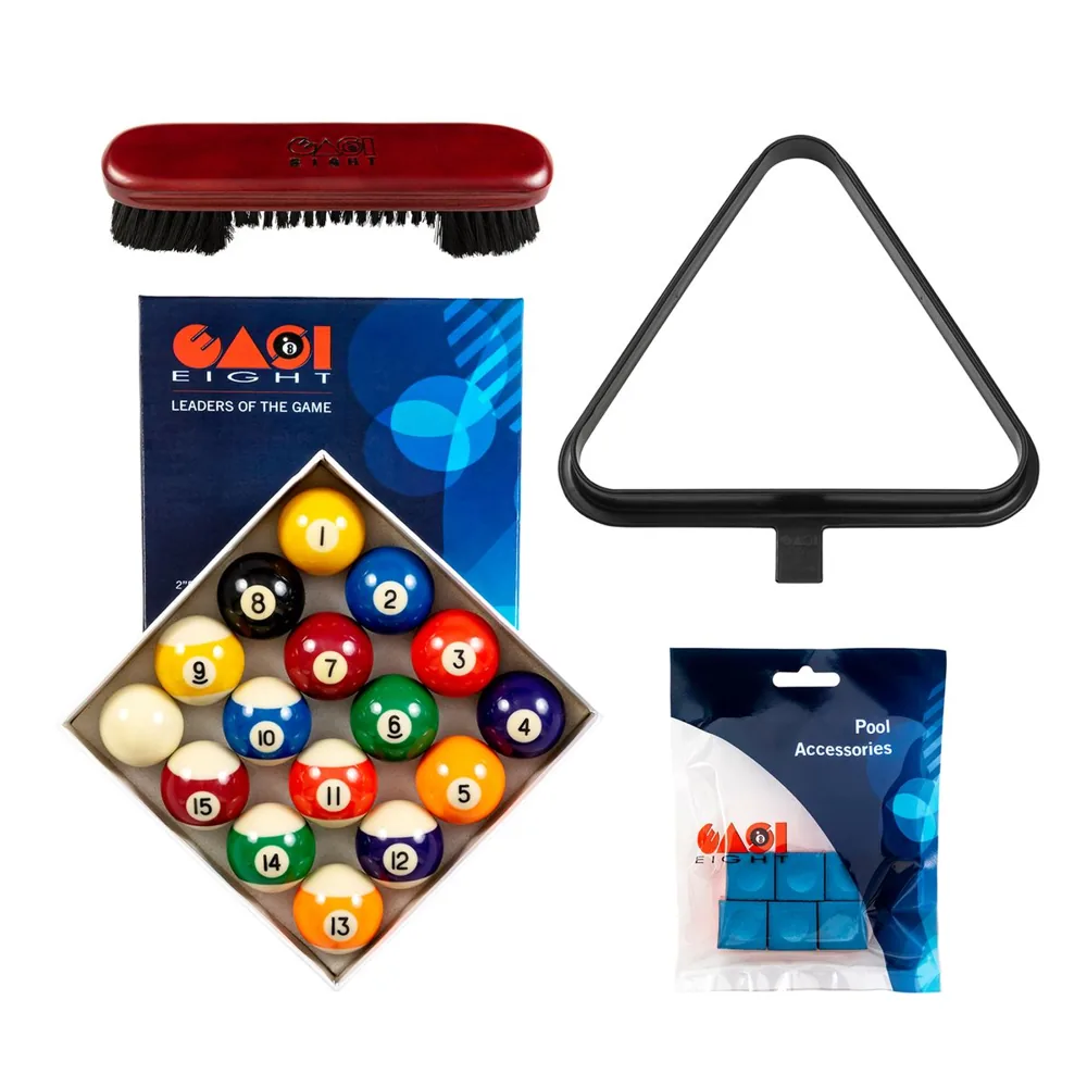 Pool table accessory kit