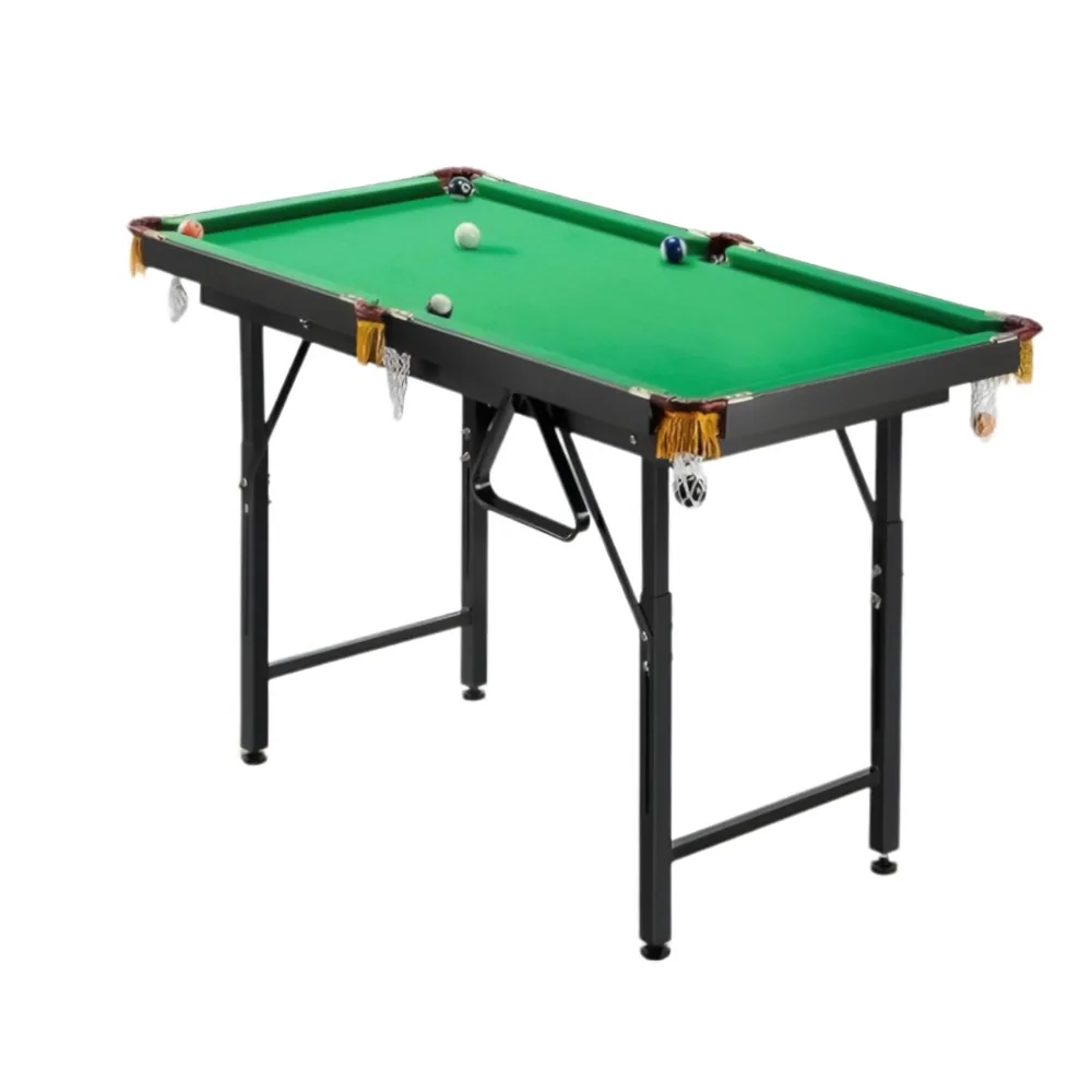 Foldable snooker and billiard table